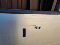 Створка прицепа левая Wielton 266 см