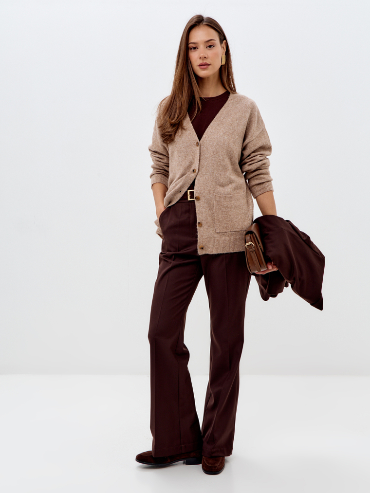 Кардиган свободного силуэта