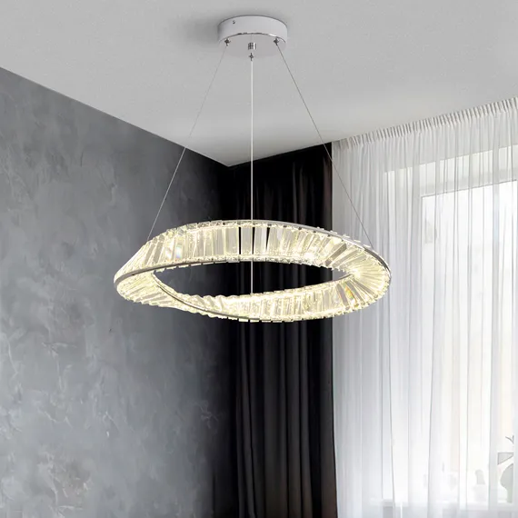 Подвесной светильник FR5519PL-L50CH Мишель / Michelle 50 Вт LED Freya fr5519pl-l50ch