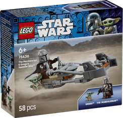 LEGO Constructor Star Wars The Mandalorian & Grogu's Speeder Bike