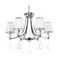 Подвесная люстра Lumina Deco Dominni LDP 9268-6 CHR