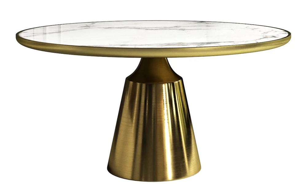 Стол круглый Йоду керамика в дереве