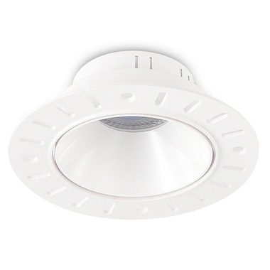 Светильник встраиваемый, белый, D110xH40мм, под лампу GU10, IP20