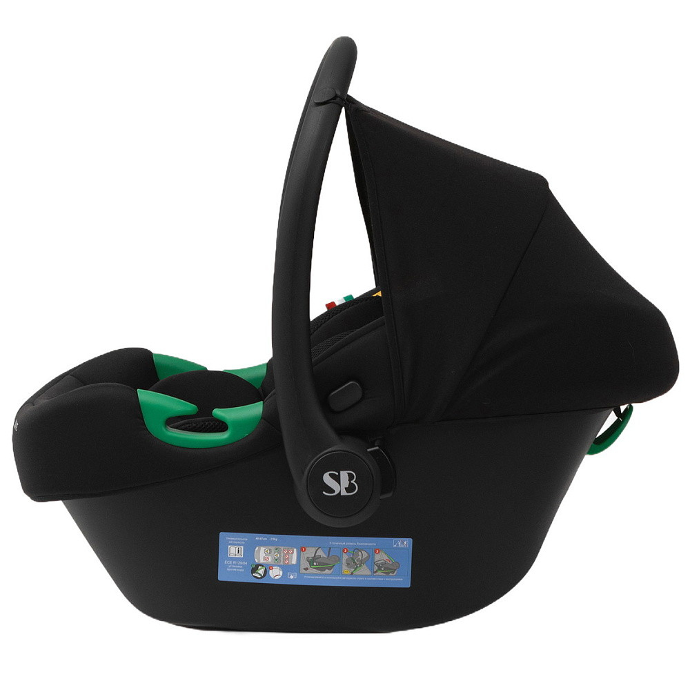 Коляска 4 в 1 Sweet Baby Rocco Air + автокресло Elegante Plus с базой i-Size ISOFIX DK780 Green (Air)