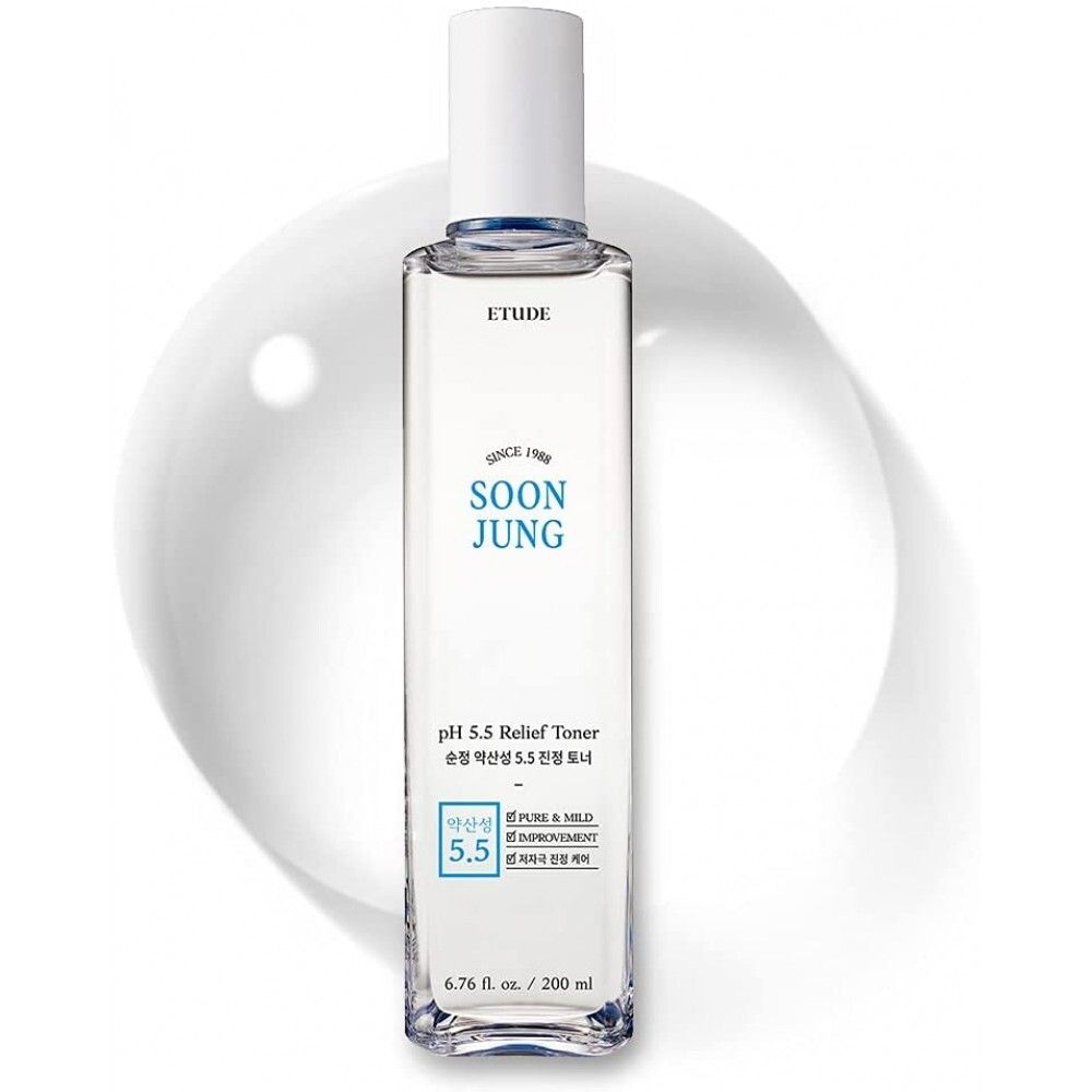 Увлажняющие тонеры Etude House SoonJung pH5.5 Relief  Toner 200 мл