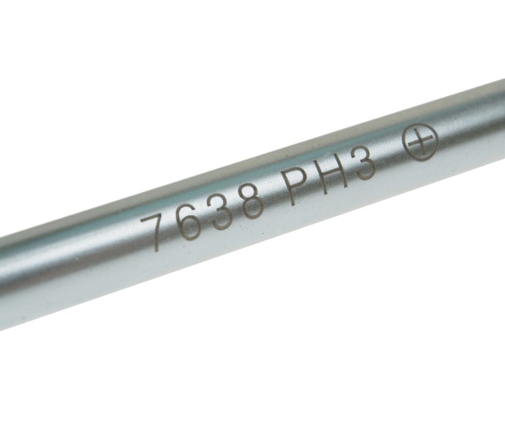 Отвертка крестовая PH 3.0х250мм усиленная (сталь Cr-Mo) JTC