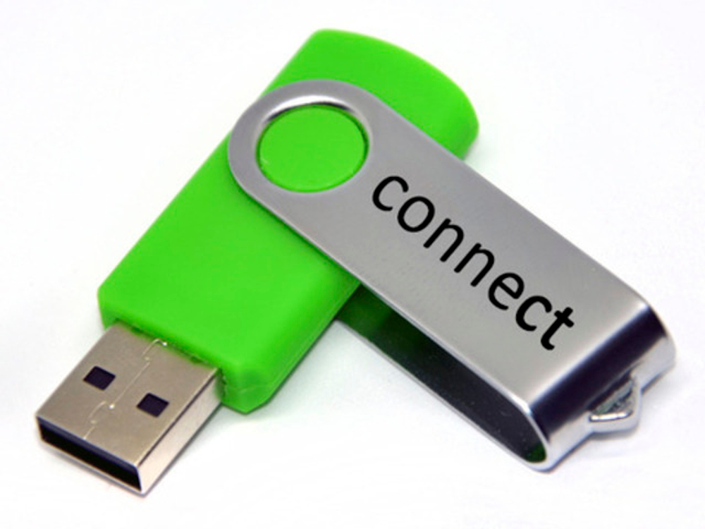 USB Флешка 8GB Connect M101, USB 2.0, зеленая АКЦИЯ