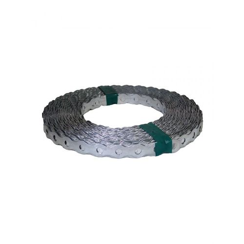 Лента перфорированная крепежная 12х0,55/0,5 мм 5 м волна