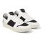 Jimmy Choo Canvas Calfskin Low 'Black White'