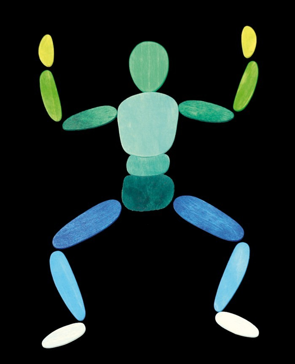 Магнитная мозаика В движении, 2 фигуры