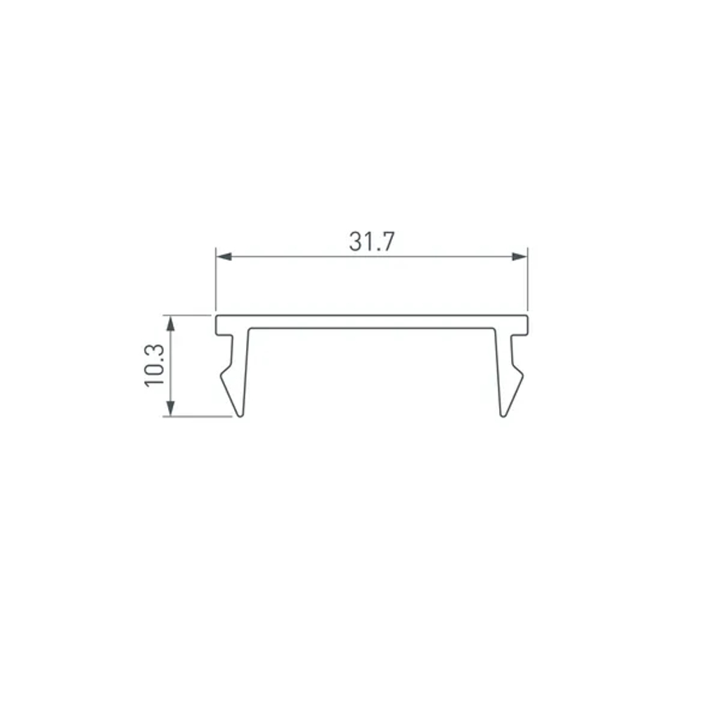 Экран LINE-S-W32-3000 OPAL  (Arlight, Пластик) 042904