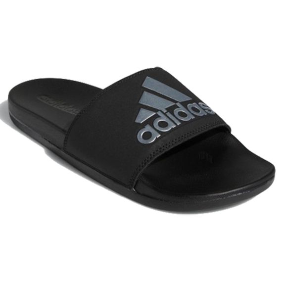 Adidas Adilette Comfort 'Black Silver'