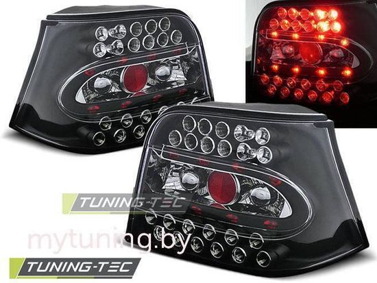 Задние фонари VW Golf 4 black led