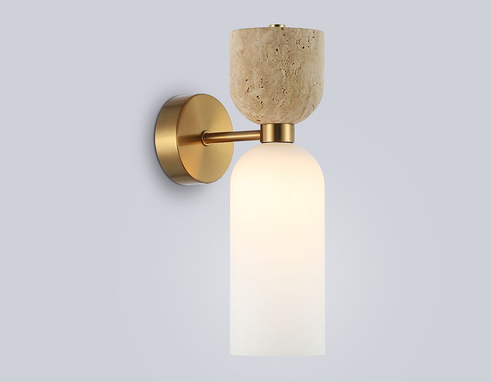 Ambrella Настенный светильник с травертином Ceramo Modern LH53327