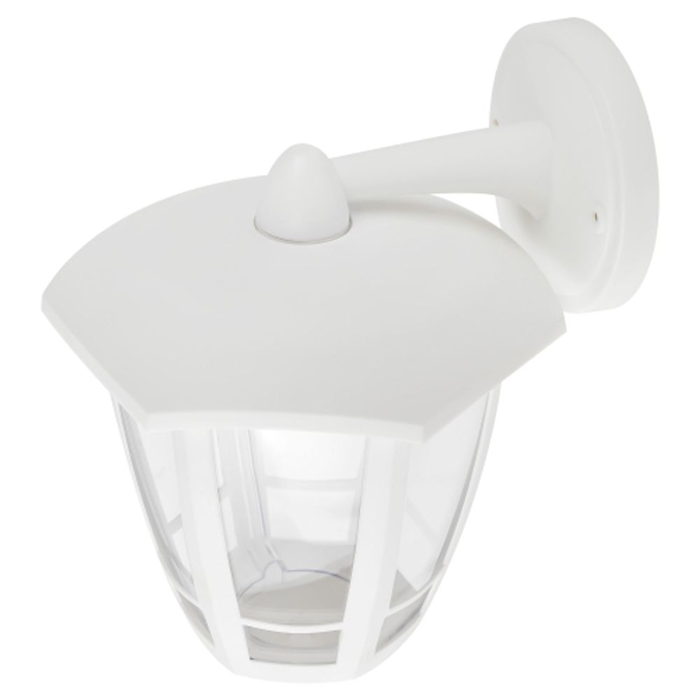 Садово-парковый светильник ЭРА ДБУ 07-8-006 Дели 3 белый 6 гранный настенный IP44 светодиодный 8Вт 3000K