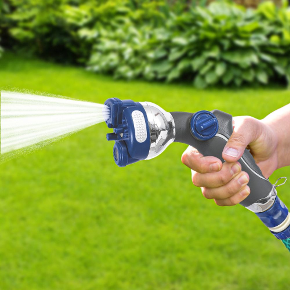 GWHM12-035 GREEN APPLE Пистолет-распылитель, металл, 4 улучшенных режима | Аксессуары для полива Green Apple
