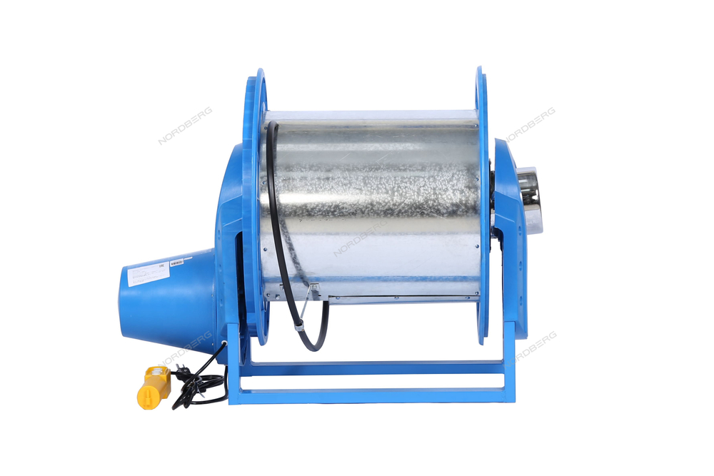 Катушка для сбора выхлопных газов с автоматическим приводом со шлангом L=8 м, D=100 мм и насадкой NORDBERG HRF8100E-KIT