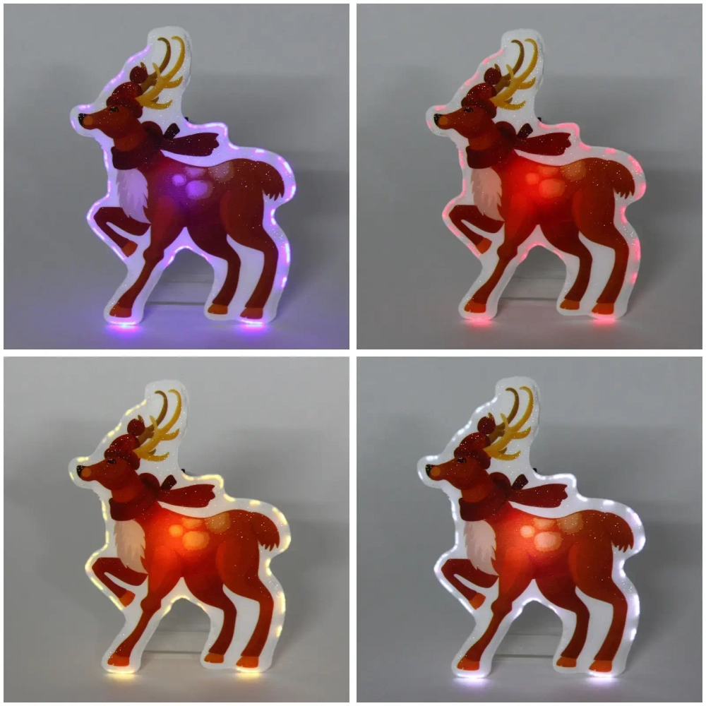 Сувенир с подсветкой «Олененок» 10,5*8 см