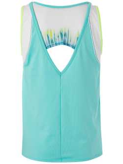 Футболка для девочки Lucky in Love Girls Peace Out Let It Be Tank - opal