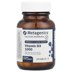 Metagenics, витамин D3 1000, 25 мкг (1000 МЕ), 120 таблеток