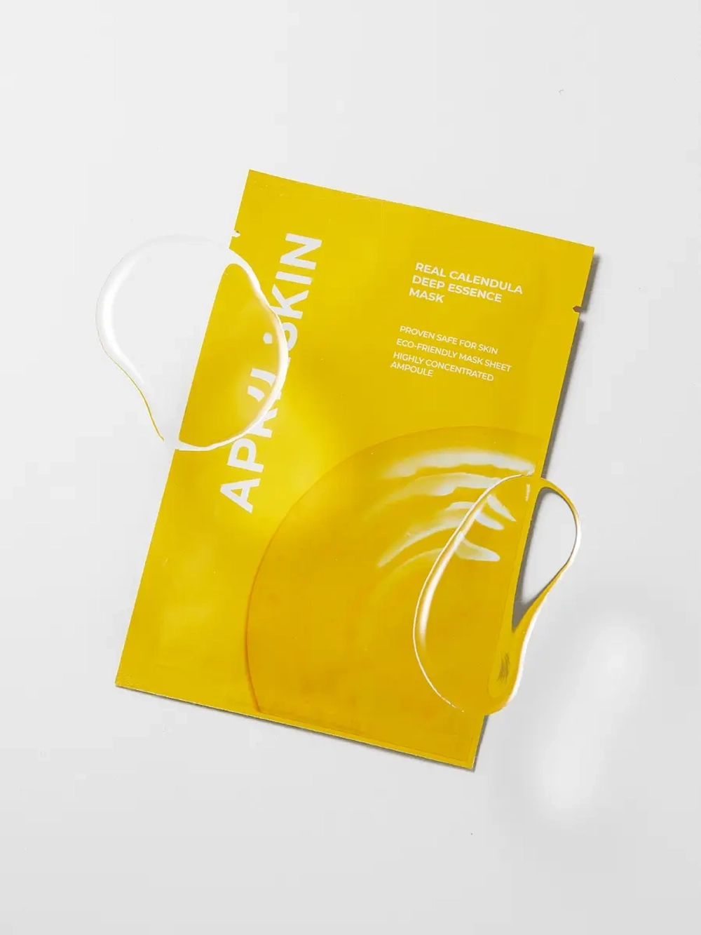 APRILSKIN Успокаивающая тканевая маска-эссенция с экстрактом календулы Real Calendula Deep Essence Mask 20 гр