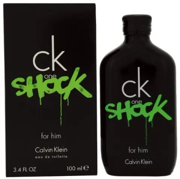 CALVIN KLEIN туалетная вода CK One Shock for Him, 100 мл, 100 г
