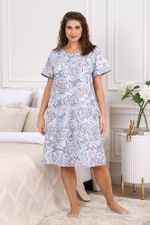 Ночная сорочка Чародейка-1 Виотекс СЕРЫЙ