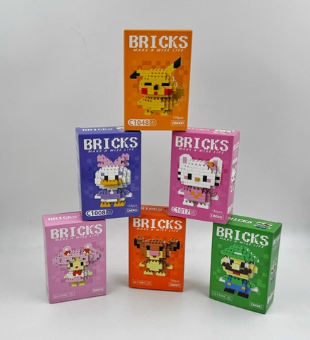 3д конструктор «Персонажи мультфильмов» оптом