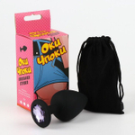 Черная силиконовая пробка Оки-Чпоки - 9,4 см. (Цвет: черный)