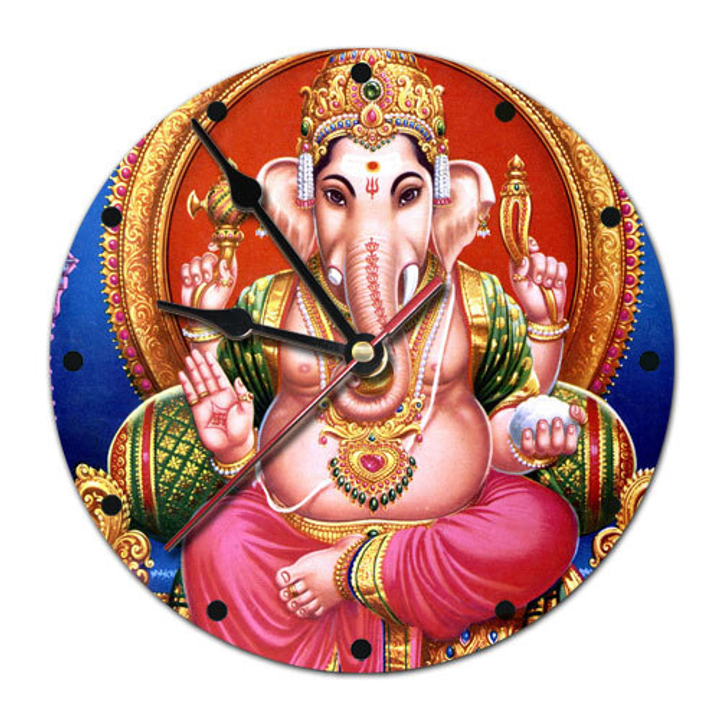 Часы настенные Ганеш пластик, 20 см 020778