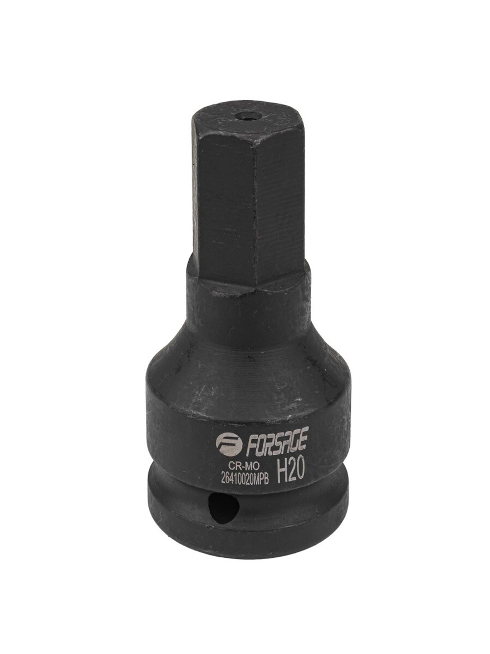 Головка-бита ударная 6-гранная 20мм, 3/4'' Forsage F-26410020MPB