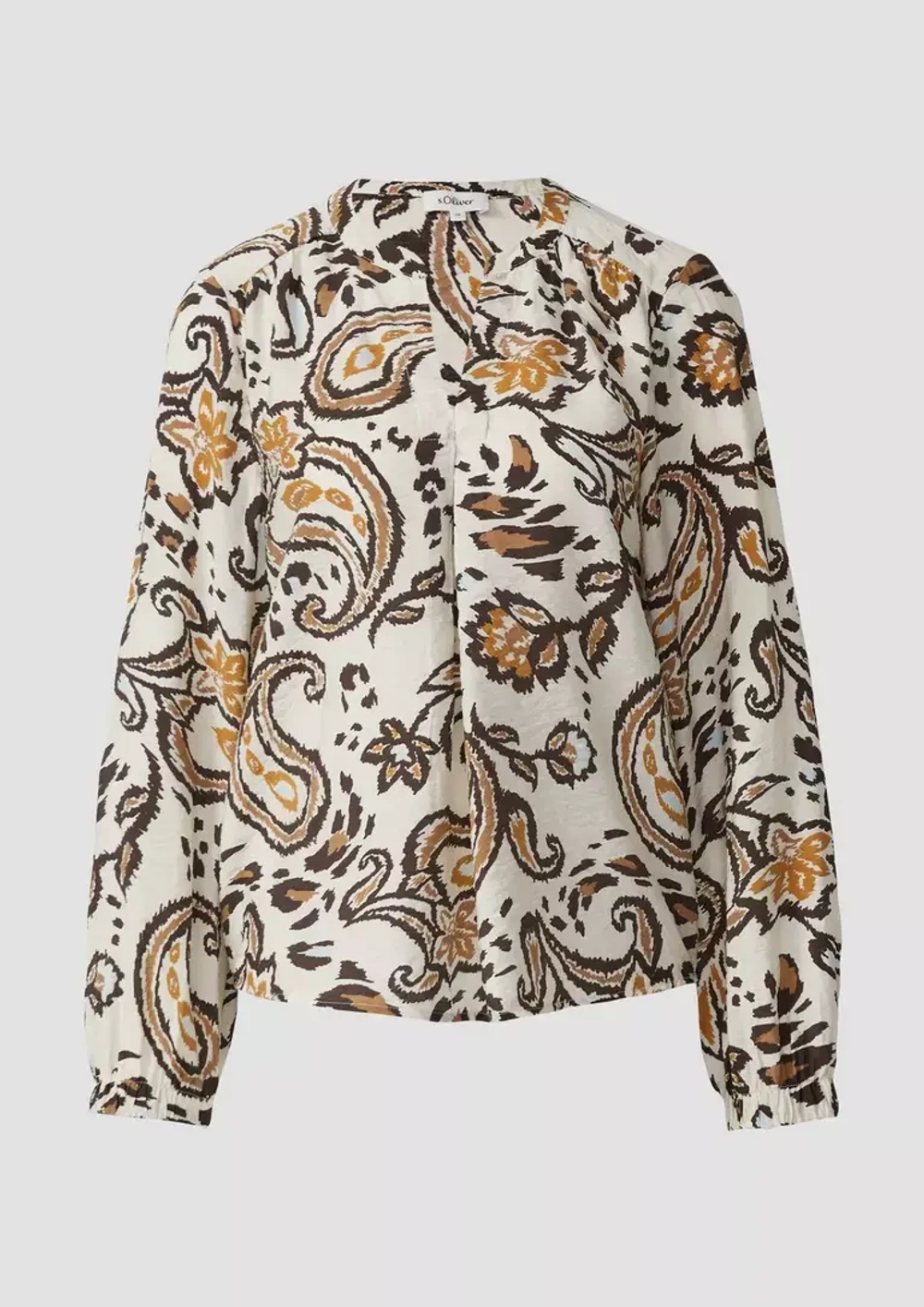 Блузка из текстурированной вискозы с принтом s.Oliver