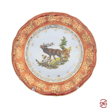 Набор тарелок Repast Охота красная Мария-тереза 21 см (6 шт)