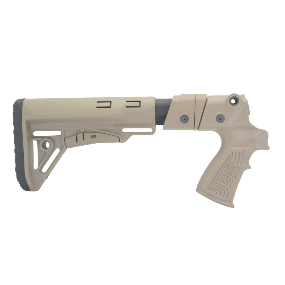 Приклад складной Mossberg 500/590, Maverick 88, DLG Tactical. Черный