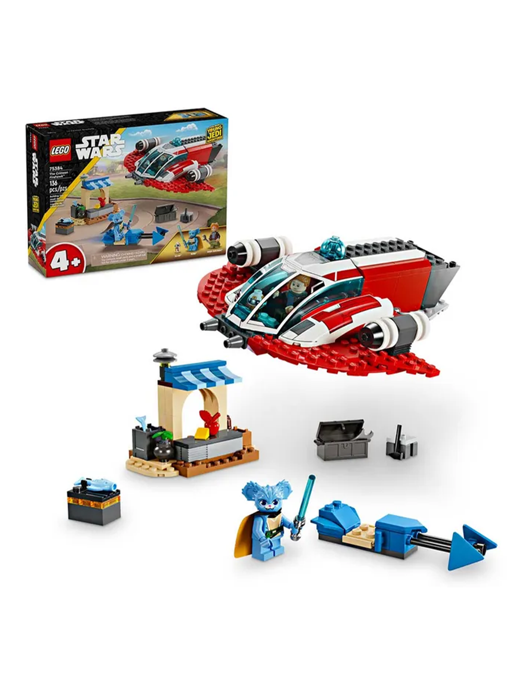 LEGO Star Wars 75384 Лего «Багровый огненный ястреб» — уникальный космический корабль