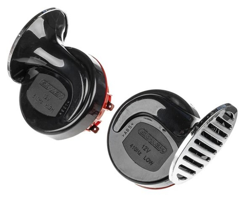 Сигнал звуковой УЛИТКА SKYWAY d=88мм 12В 115дБ сталь/пластик 2 шт/комп