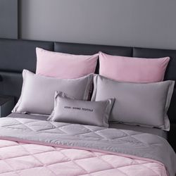 Комплект постельного белья на резинке с одеялом Вельвет Премиум «Цветочный туман»