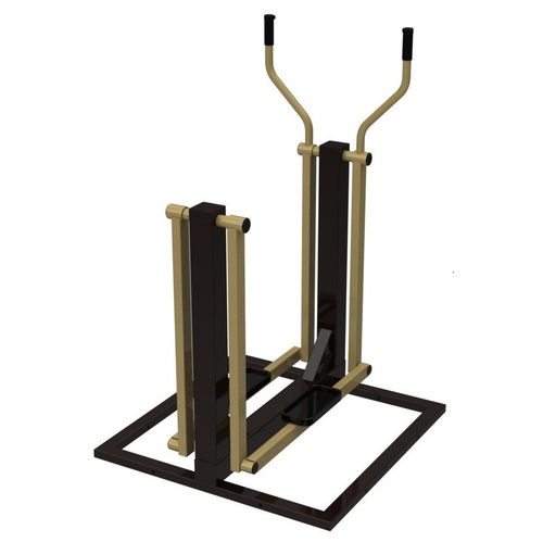 Уличный тренажер №58, "Лыжник" на раме, 1100*1100*1700 мм.