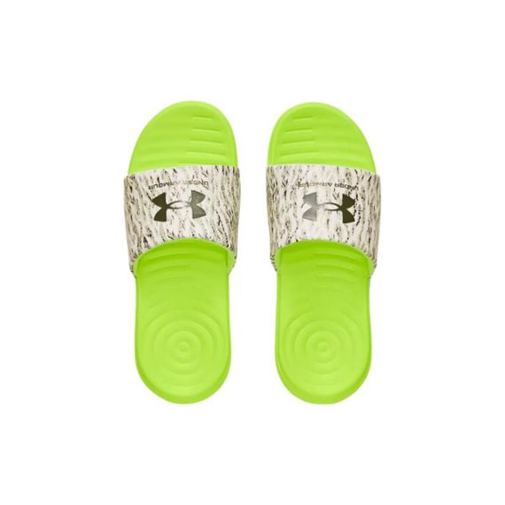 Under Armour Ansa Graphic Slide 'Lime Surge Tiger Camo'