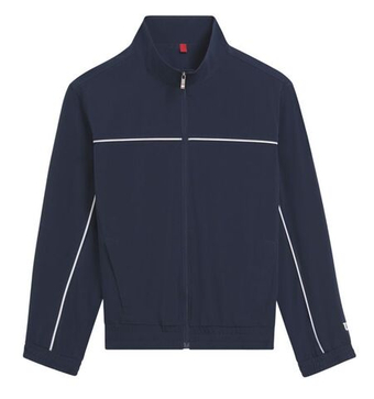 Кофта для мальчика теннисная Wilson Youth Team Woven - classic navy