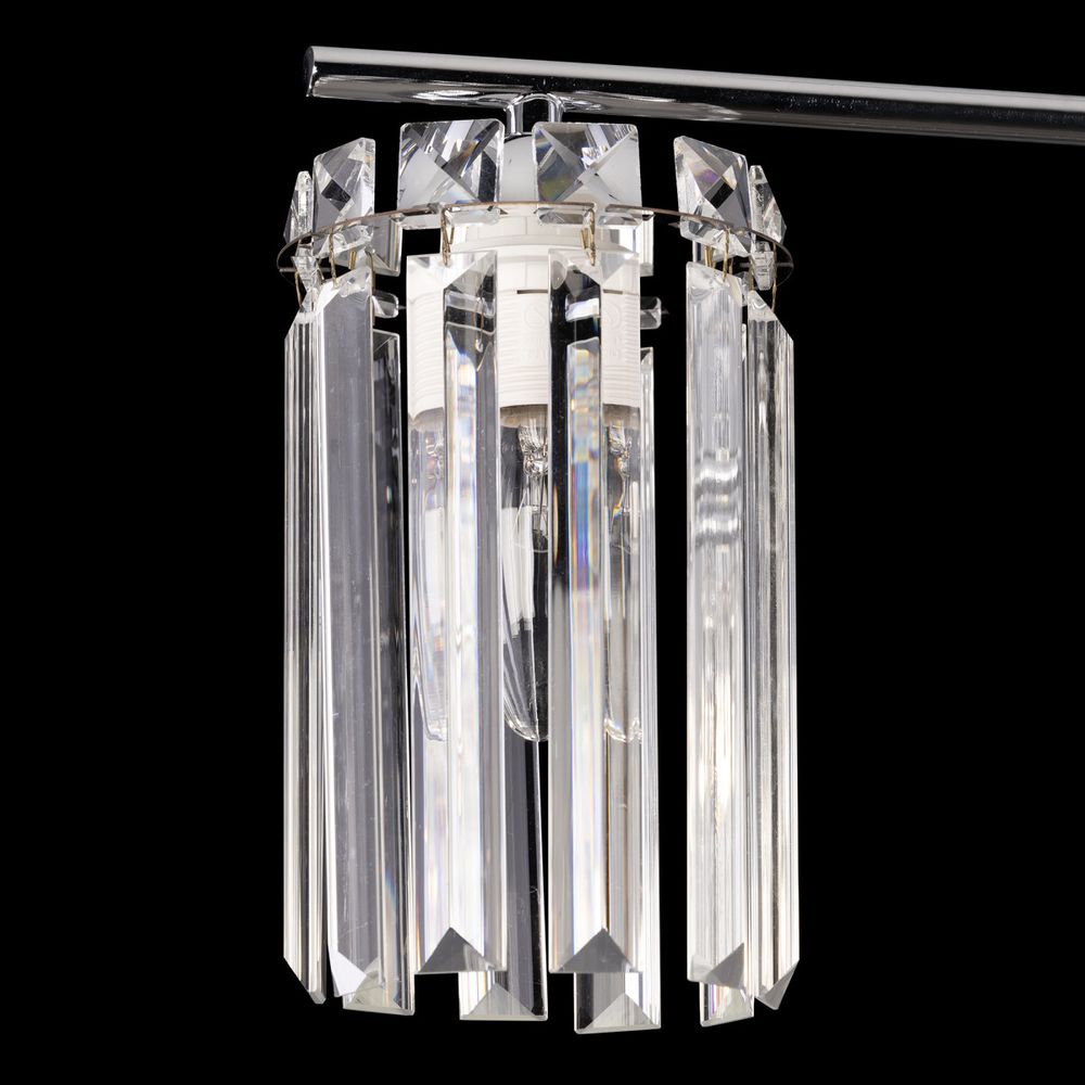 Citilux AXIS CL313281 Люстра хрустальная потолочная Хром