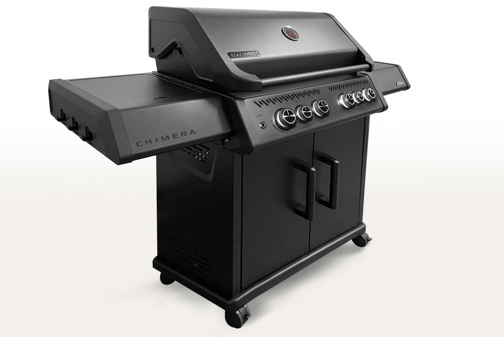 Газовый гриль 4+2 горелки