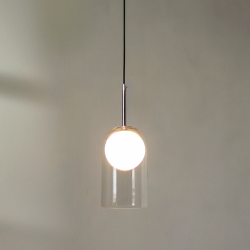 Подвесной светильник Cloyd FLAUNT-C P1 / Ø12 см - хром (арт.10793)