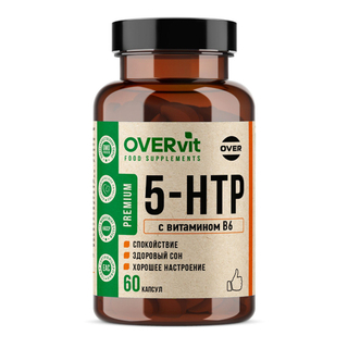 БАД 5 НТР + Витамин В6 OVERvit, 60 капсул