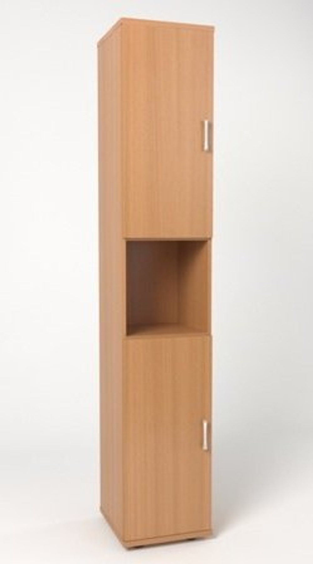 Шкаф узкий высокий с нишей МОНОЛИТ