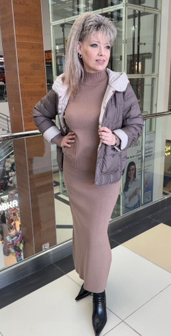 Весенне-осенняя курточка в цвете капучино