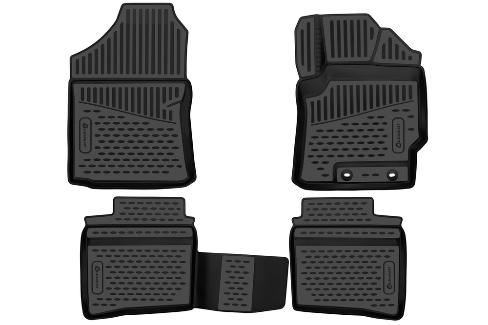 Коврики в салон для TOYOTA Corolla Fielder 2012-, 4WD, Кросс, правый руль 4шт. (полиуретан) ELEMENT3DAN0106210K