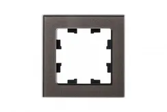 Рамка 1-м AtlasDesign Nature стекло мокко SE ATN320601