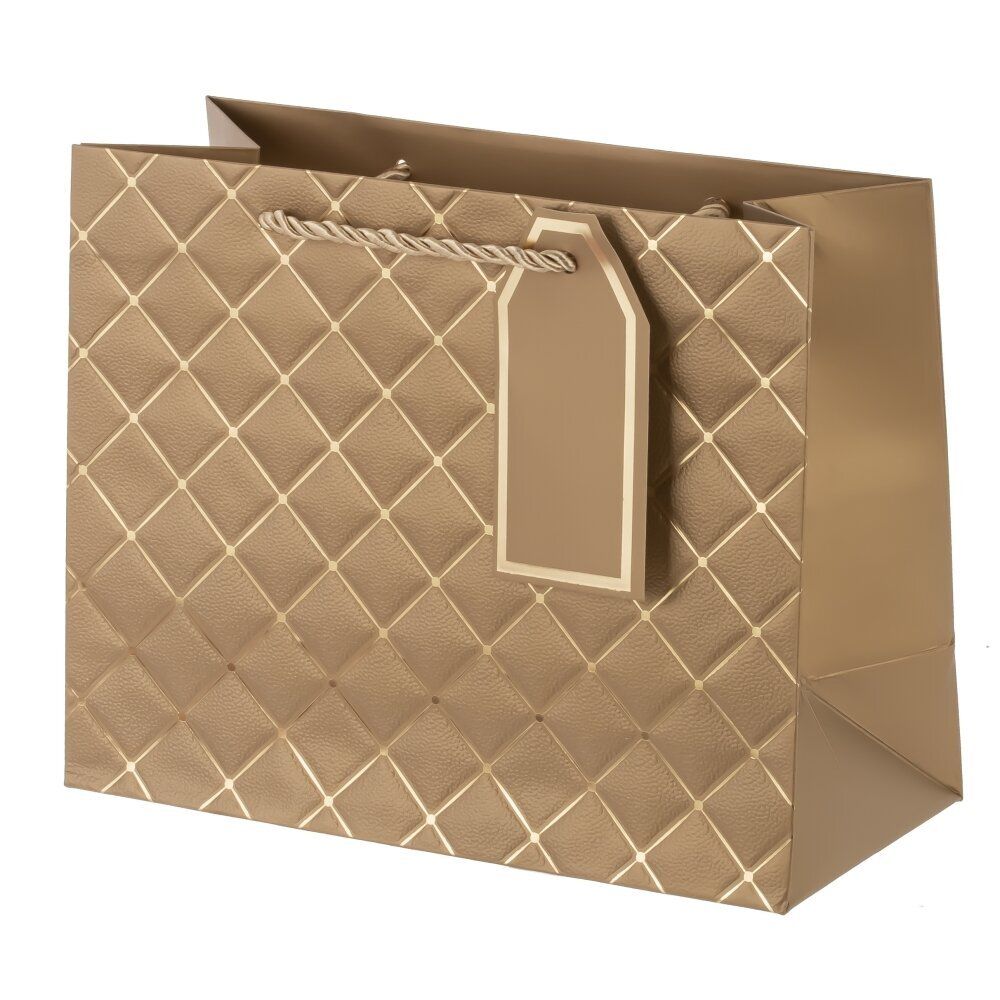 GAEM Пакет подарочный (бумага 210г/м2, блок 12шт), L23 W10 H18 см, 5в.