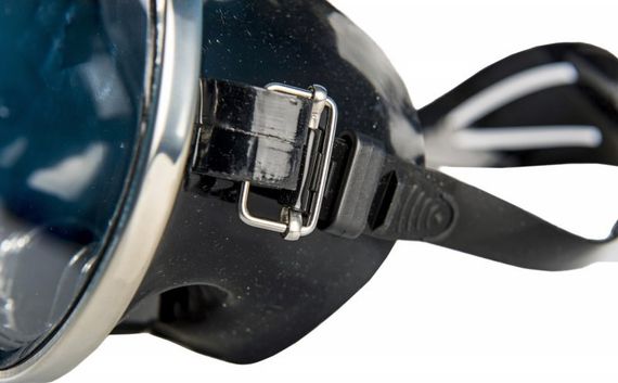 Маска Saeko СССР черный силикон стальная оправа